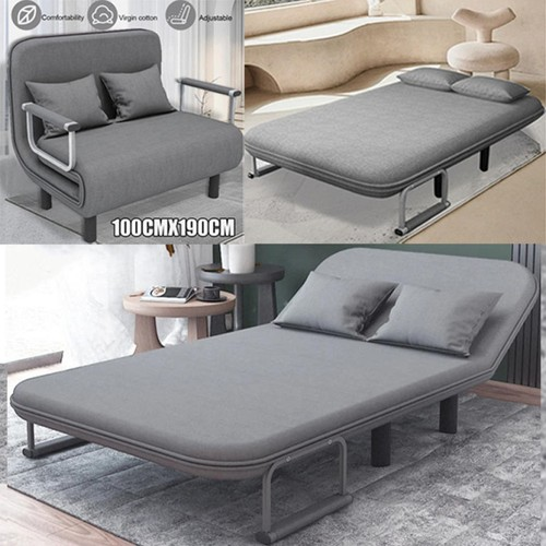 Double Fabric Sofa Bed Sleeper Couch Sofabed Settee Recliner Beds Folding .âââââ