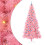 VidaXL vidaXL Christmas Tree Pink 240 cm PVC 2