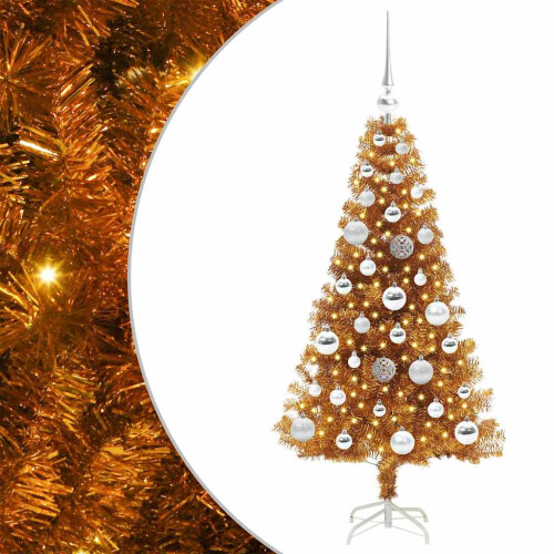 VidaXL vidaXL Christmas Tree Gold 120 cm PET