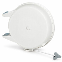 12m Retractable Clothes Reel Double Washing Line Wall Mounted Outdoor