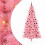 VidaXL vidaXL Christmas Tree Pink 240 cm PVC 2