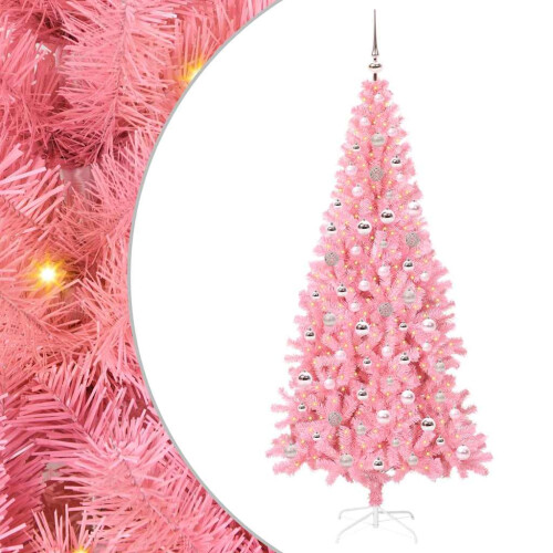 VidaXL vidaXL Christmas Tree Pink 240 cm PVC
