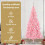 VidaXL vidaXL Christmas Tree Pink 240 cm PVC 6