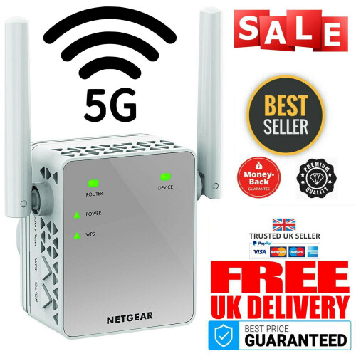 Netgear WiFi Range Extender Signal Booster 5G Network NETGEAR Internet Wireless Repeater