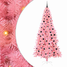 vidaXL Christmas Tree Pink 240 cm PVC