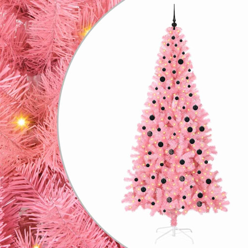 VidaXL vidaXL Christmas Tree Pink 240 cm PVC