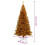 VidaXL vidaXL Christmas Tree Gold 180 cm PET 8