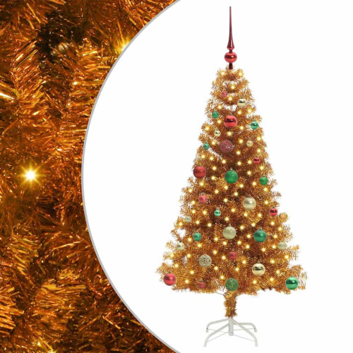 VidaXL vidaXL Christmas Tree Gold 150 cm PET