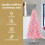 VidaXL vidaXL Christmas Tree Pink 240 cm PVC 6