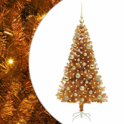 VidaXL vidaXL Christmas Tree Gold 120 cm PET