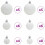 VidaXL vidaXL Christmas Tree Gold 120 cm PET 7