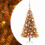 VidaXL vidaXL Christmas Tree Gold 120 cm PET 1