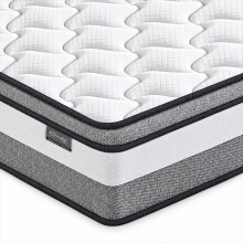 Giovanly Double Mattress,Hybrid Mattresses in a box with Memory Foam,Medium Firm, Individual Pocket Spring with Breathable Knitted and Back Pain Relie