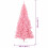 VidaXL vidaXL Christmas Tree Pink 240 cm PVC 4