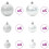 VidaXL vidaXL Christmas Tree Gold 120 cm PET 7