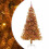VidaXL vidaXL Christmas Tree Gold 150 cm PET 2