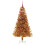 VidaXL vidaXL Christmas Tree Gold 150 cm PET 3