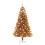 VidaXL vidaXL Christmas Tree Gold 150 cm PET 3