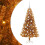 VidaXL vidaXL Christmas Tree Gold 120 cm PET 2