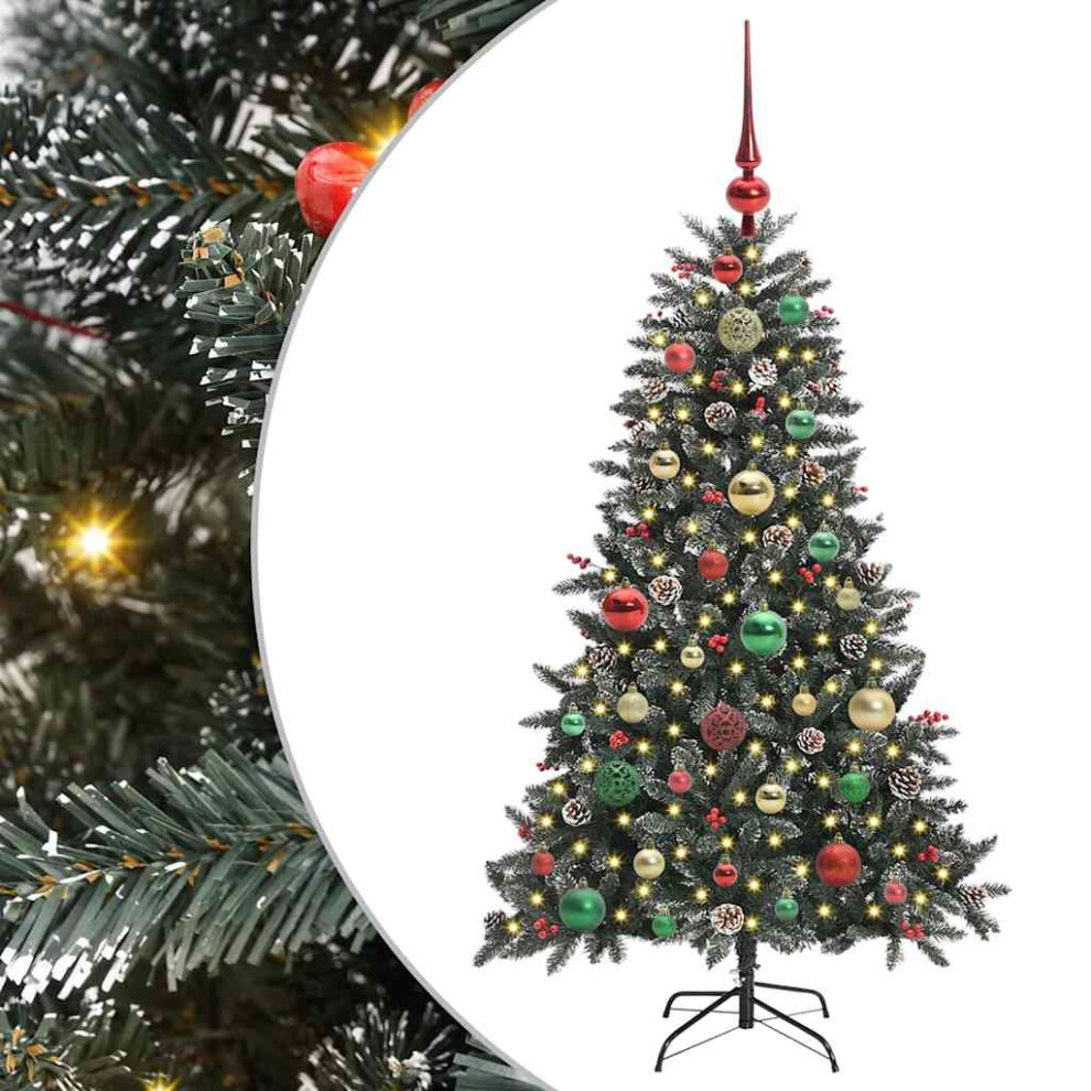 Vidaxl Artificial Christmas Tree With 150 Leds With Stand Green 120 Cm