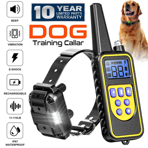 Remote Dog Training Collar 3 Modes Dog Behavior Correct Dog Anti Bark Trainer . 1