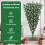 VidaXL vidaXL Upside-down Artificial Pre-lit Christmas Tree with Ball Set PVC 6