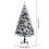 VidaXL vidaXL Artificial Christmas Tree with 150 LEDs with Stand White 120 cm 4