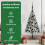 VidaXL vidaXL Artificial Christmas Tree with 150 LEDs with Stand White 120 cm 6