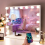 LED Hollywood Makeup Mirror Large Vanity Light Mirror 15 Dimmable LED Bulbs Gift 1