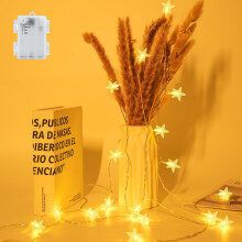 FFZZKJ Star Fairy Lights Battery Operated with Timer Fairy Lights for Bedroom IP65 Waterproof Indoor Outdoor for Christmas Decorations, 3M/10Ft 20LED
