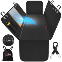 Dog Car Seat Cover Pet Safety protector Mat Rear Back Hammock 600D Waterproof