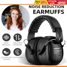 Mpow Noise Blocking Ear Defenders NRR28dB Hearing Protection Earmuffs Gun Work