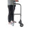 Adjustable Walking Aid Standing Walking Stick Handrail Castors Non-Slip Handle 4