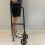 Adjustable Walking Aid Standing Walking Stick Handrail Castors Non-Slip Handle 5