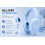 Roxel Roxel RX-90C USB-C Wired Headphones, Mic & Inline Control, 1.5m Cable,Blue 2