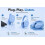 Roxel Roxel RX-90C USB-C Wired Headphones, Mic & Inline Control, 1.5m Cable,Blue 8