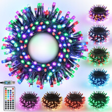 Joomer Color Changing Christmas Tree Lights 10M 100 LED RGB USB Powered