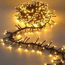 Avoalre 10M 1000LED Christmas Cluster Lights Plug in, Warm White