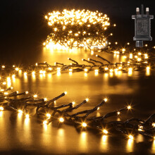 Avoalre 15M 1500LED Cluster Christmas Tree Lights, Warm White