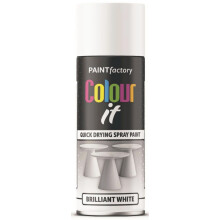400ml Brilliant White Gloss Finish Spray Car Aerosol Spray Paint
