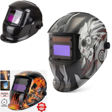 True Colour Auto Darkening Welding Helmet, Solar Powered Welder Mask for MIG TIG