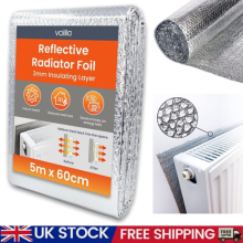 5m x 60cm Radiator Heat Reflective Foil Energy Saving Insulation Rooms Heater