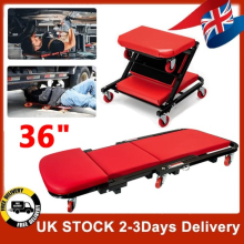ðŸ”New 36" Professional Mechanics Car Van Creeper Crawler Board Padded Stool Seat