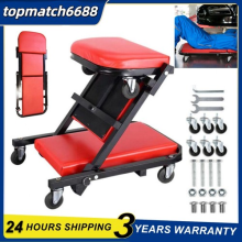 36" Large Professional Mechanics Car Van Creeper Crawler Board Padded Stool Seat