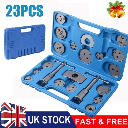 23PCS Heavy Duty Disc Brake Piston Caliper Rewind Tool Kit Car Pad Wind Back Set