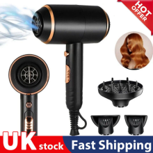4000W Professional Hair Dryer Ionic Fast Drying Hairdryer with Diffuser & Nozzle