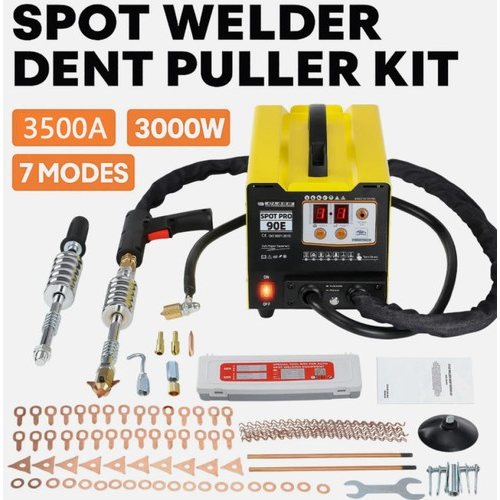 3000W 3500A Panel Dent Puller Spot Welder Stud Welder Car Body Dent Repair Tool