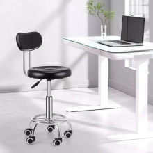 Salon Chair Adjustable 360ÂSwivel Stool Round Bar Stool Beauty Workshop Office
