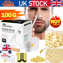 100g Nose Ear Hair Removal Waxing Kit Painless Easy Men Nasal Wax Strip Remover