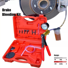 HAND VACUUM PUMP HELD BRAKE BLEEDER TESTER SET BLEED CAR MOTORBIKE BLEEDING KIT~